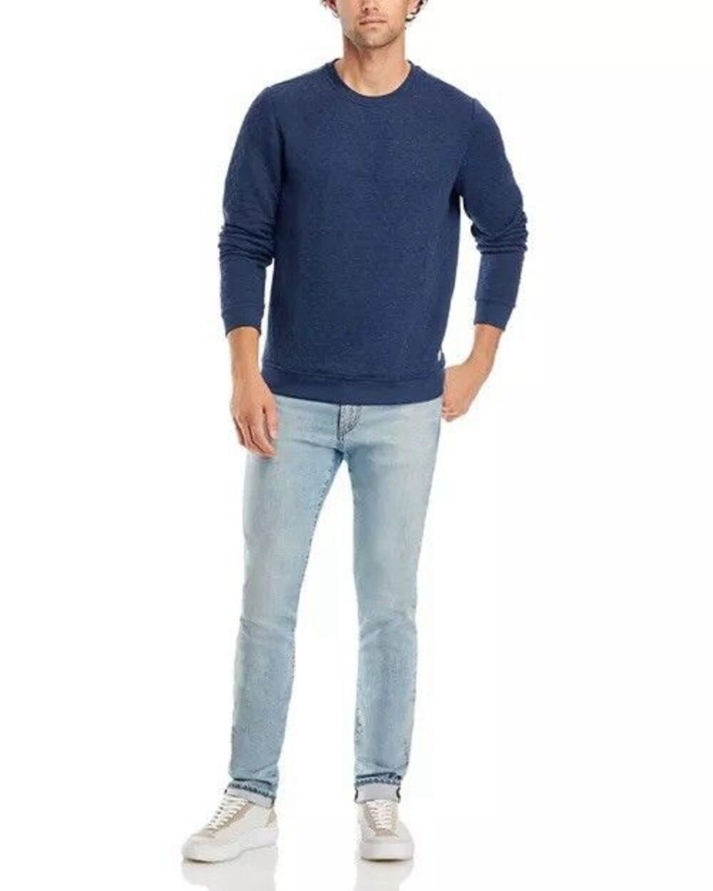 Marine Layer Men's X-Large Corbet Quilted Crewneck Sweatshirt Outdoors Casual